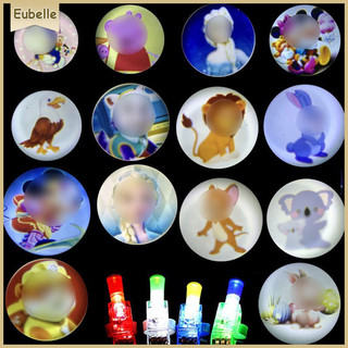 5pcs Lâmpada de Projeção Dedo Múltiplos Padrões Desenho Anel Divertido para Festa