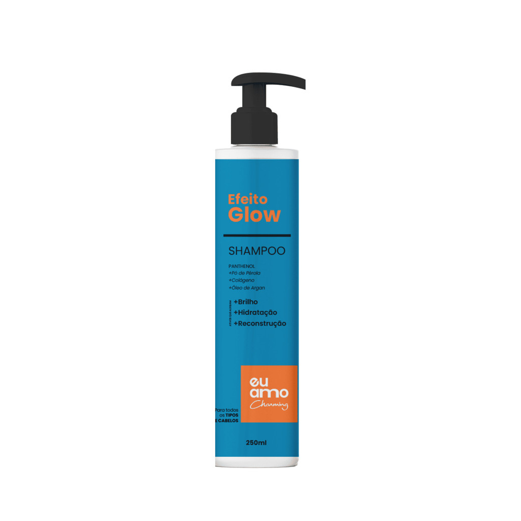 Shampoo Efeito Glow Nutritivo Argan 250ml Eu Amo Charming em Oferta na Shopee