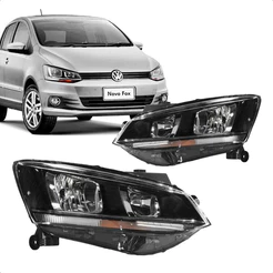 Par Farol Fox 2015 A 2022 Friso Cromado