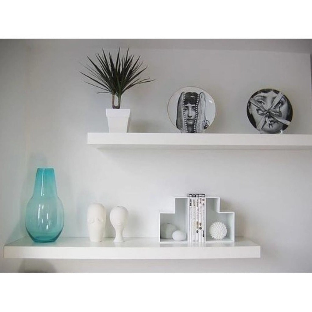2 Prateleiras Reta 60 cm   P/ Decoração , Parede , Cozinha, Sala e Quarto
