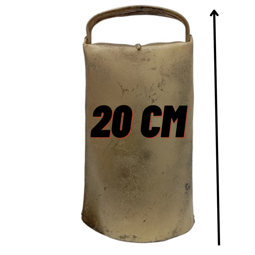 Sino Cincerro Boi Vaca Chocalho Pé De Serra 20 Cm grande de metal