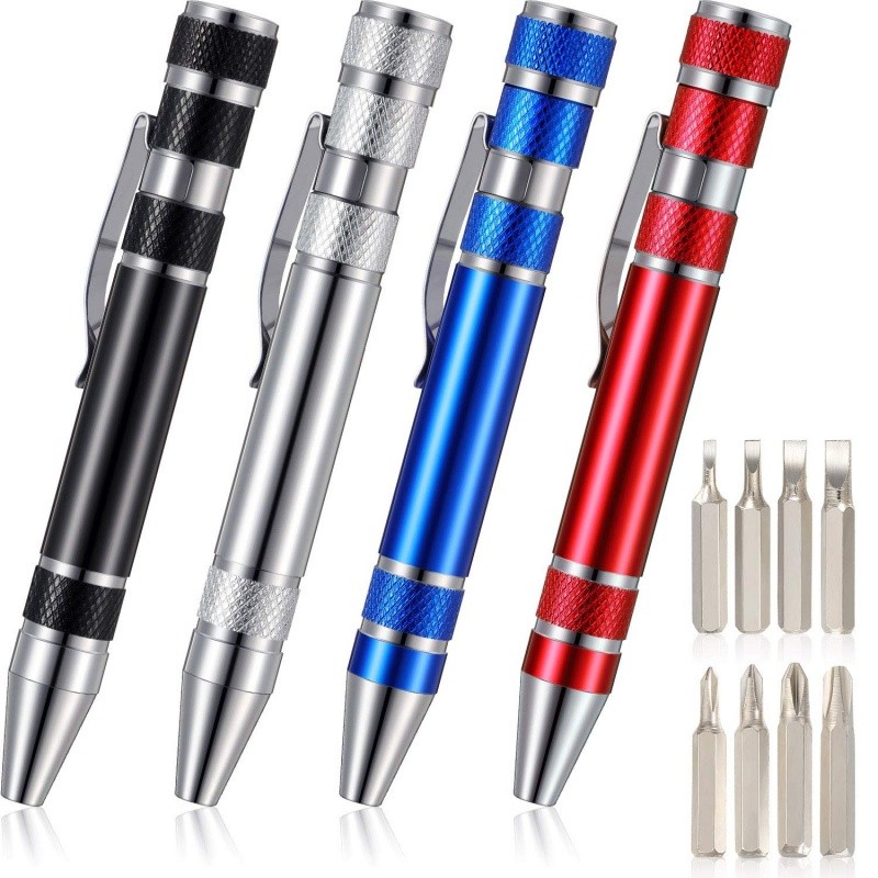 36 pcs  Multitool Pen Screwdriver Set - 8 in 1 Mini Screwdriver, Magnetic, Portable for Repairing and Installing