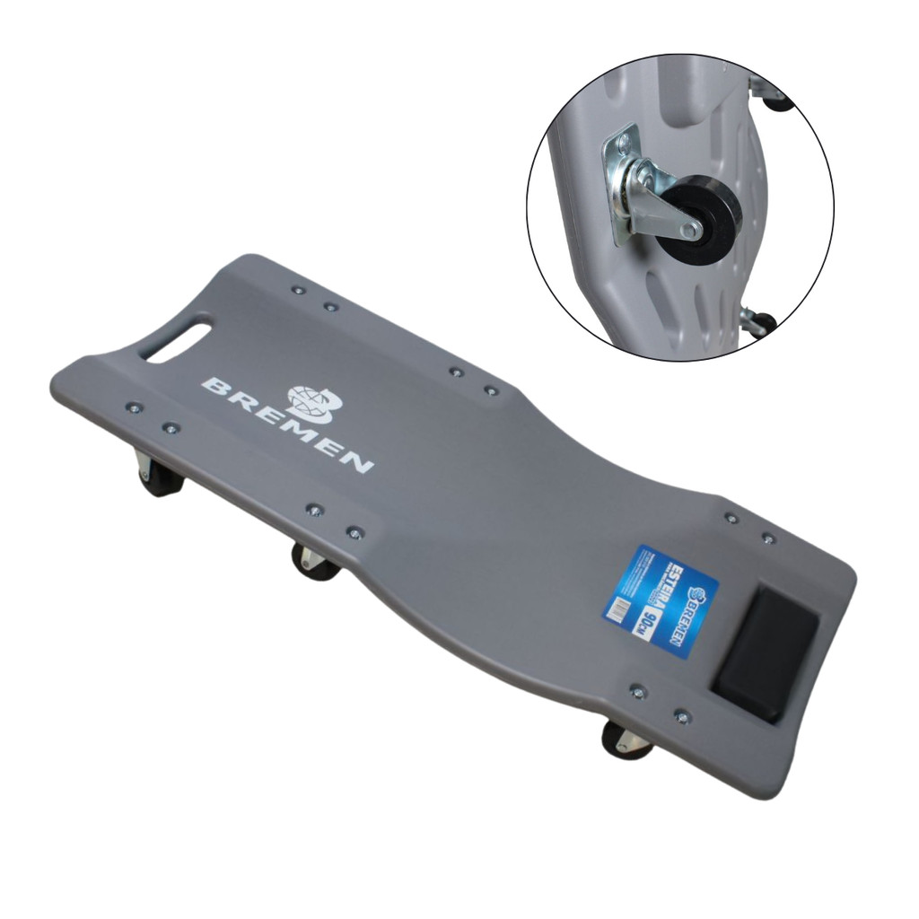 Esteira para Mecânico 150kg Plástica 90cm Cinza Bremen em Oferta na Shopee