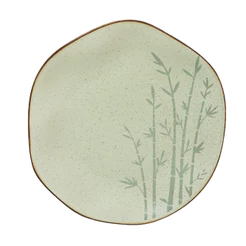 Prato Raso De Porcelana 27,5Cm Ryo Bambu Oxford