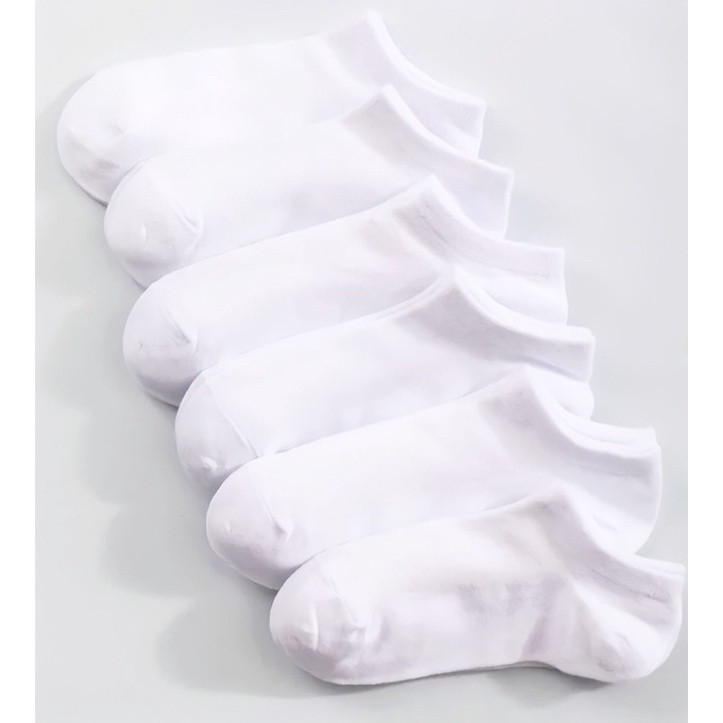 Kit 18 Pares de Meias Brancas Soquete Cano Curto Masculina Feminina Unissex varejo rr