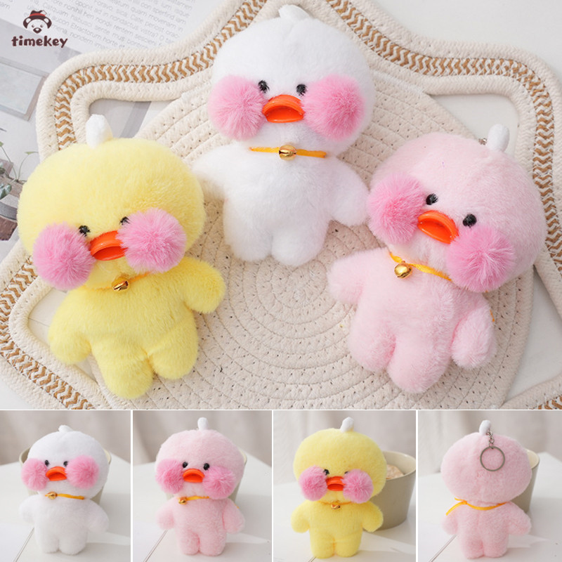 TK criativo LaLafanfan café recheado pato brinquedo de pelúcia com Kawaii 4HI2 em Oferta na Shopee