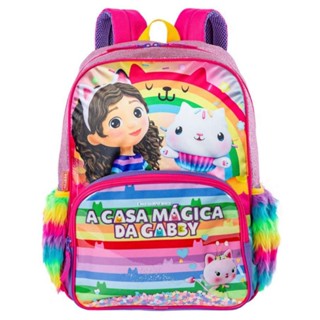 Mochila Escolar Sestini Casa Mágica Da Gabby em Oferta na Shopee