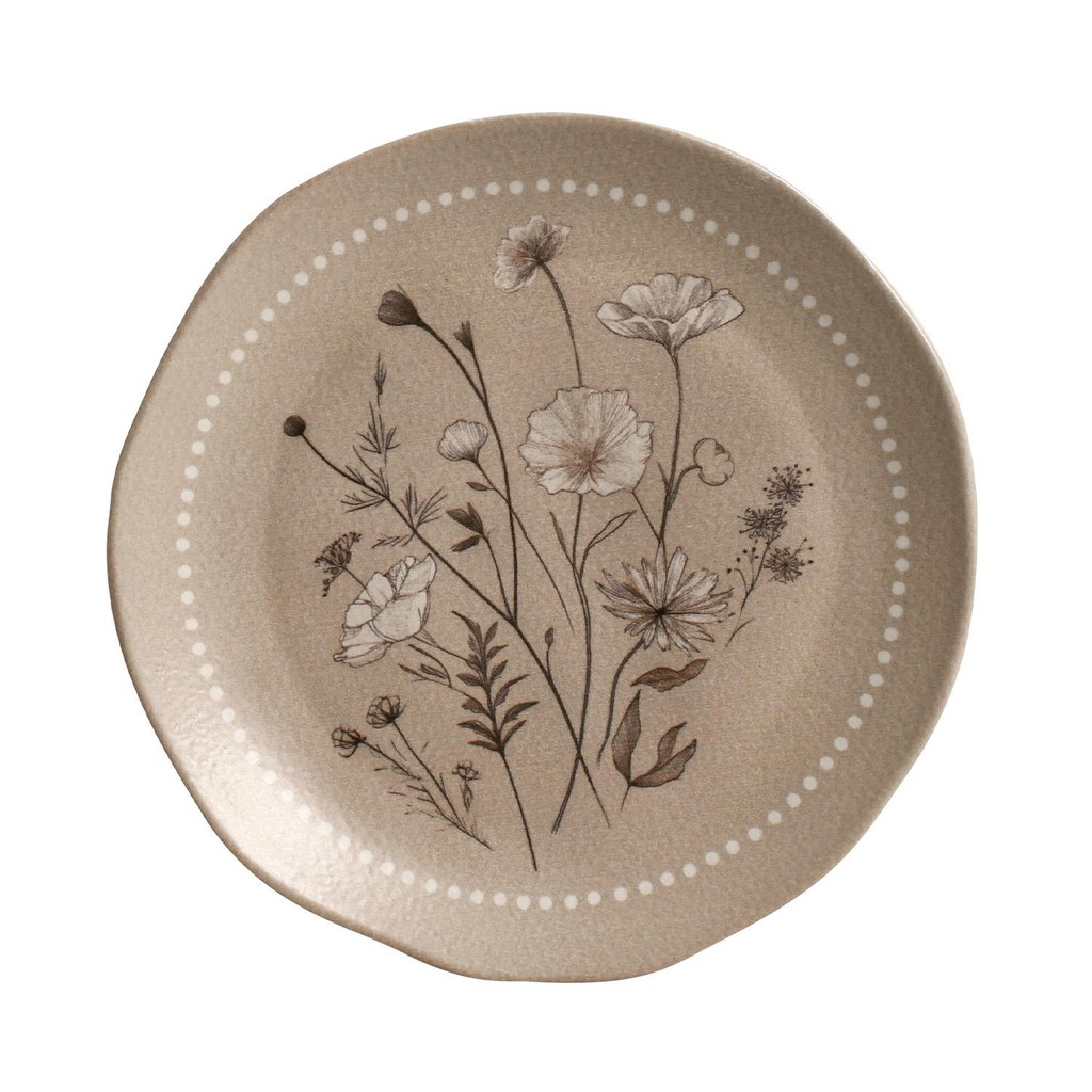 Conjunto com 6 Pratos de Sobremesa Orgânico Amana Ø19,5cm