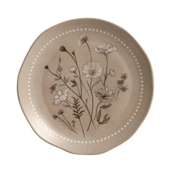 Conjunto com 6 Pratos de Sobremesa Orgânico Amana Ø19,5cm