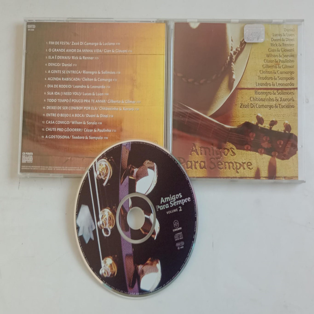 CD VÁRIOS ARTISTAS AMIGOS PARA SEMPRE VOL. 2