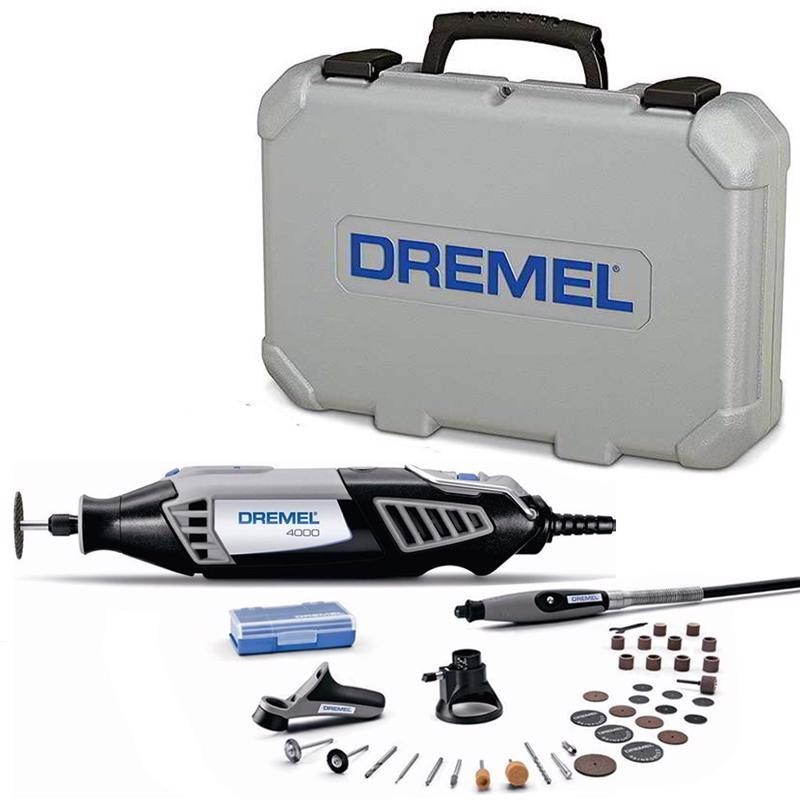 Retífica DREMEL 4000 Profissional 175W 36 Acessórios+ 3 Acoplamentos DREMEL - Home & Living