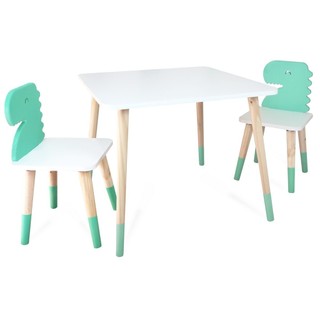 Kit Mesa e 2 Cadeiras Infantil Dinossauro – Autonomia e Diversão Garantidas! em Oferta na Shopee