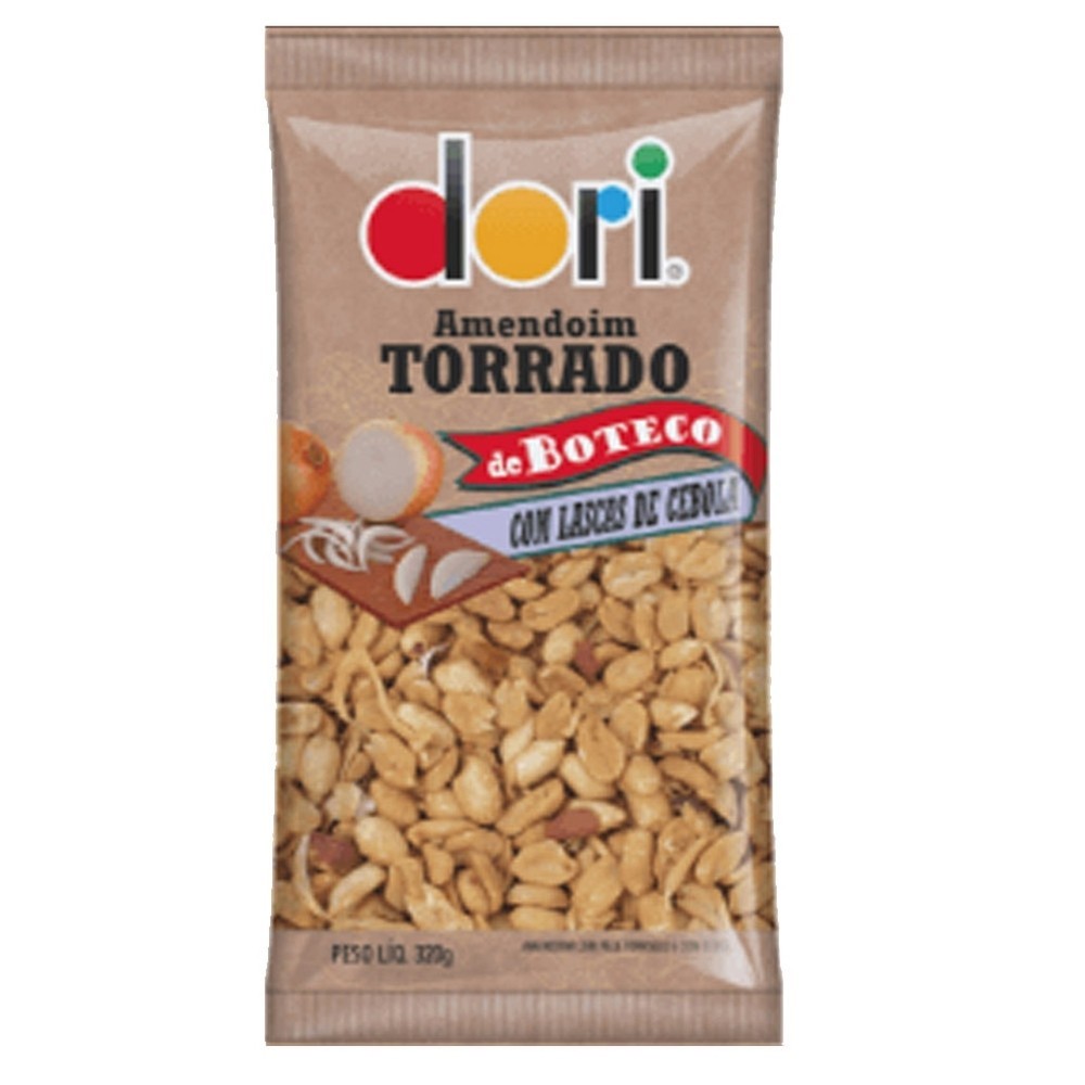 Amendoim Torrado de Boteco com Lascas de Cebola 320g - Dori