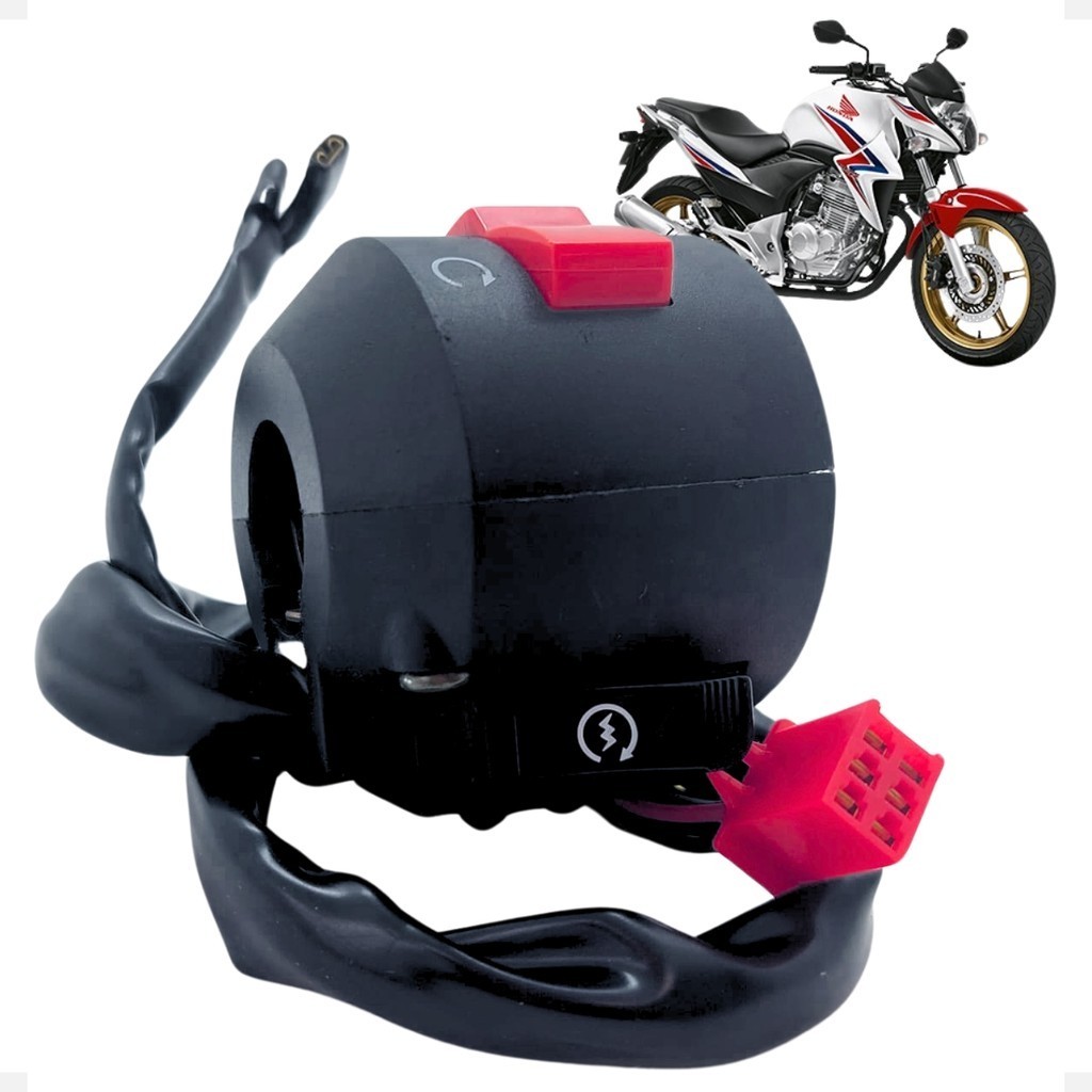 Punho Interruptor De Partida Para Cb 300 2009 2010 2011 2012 2013 2014 2015 Start Stop Emergência