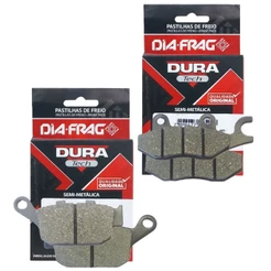 Kit Pastilhas de Freio Cb 300r Sem Abs 2009-2015 Diafrag
