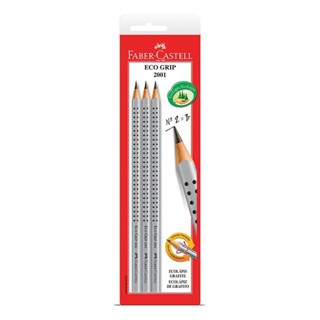 Lápis preto nr 2B SM/2001B com 3 unidades Faber-Castell em Oferta na Shopee