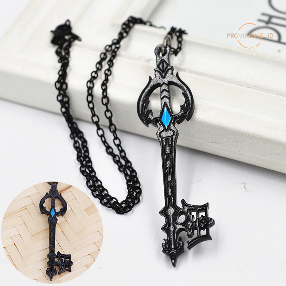 [PRO] Kingdom Hearts Oblivion Keyblade Pendant Anime Necklace Gift Homens Jóias Mulheres