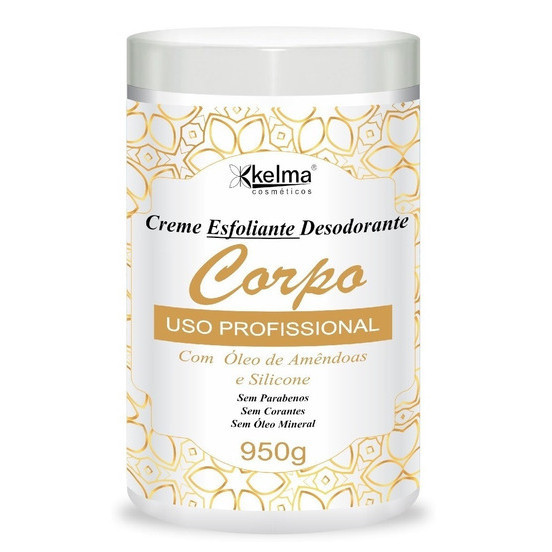 Creme Esfoliante Olé De Amêndoas Corporal Kelma 950g em Oferta na Shopee