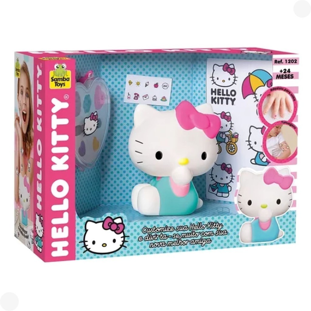 Boneca Hello Kity Custom Com Maquiagem E Acessórios 1202 - Samba Toys em Oferta na Shopee