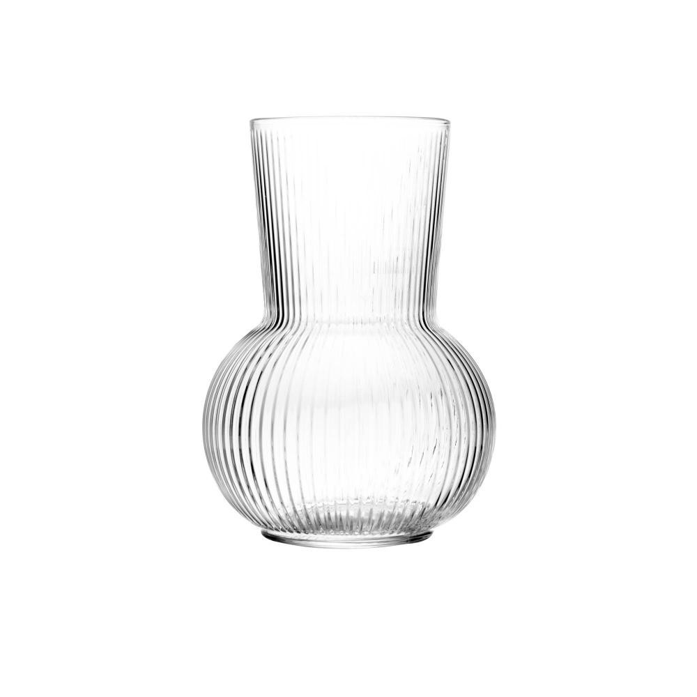 Vaso Vidro Lines 17cm Wolff para Flores Arranjos Decoração Mesa Aparador Sala Quarto Escritório Centro Mesa Elegante Lar · foto 2