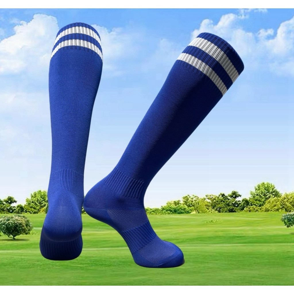 Kit 6/4/1 pares Meião de Futebol Cano Alto Listras Meia Jogador Adulto em Oferta na Shopee