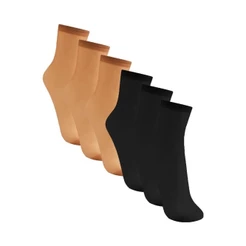 Kit com 6 Meias Soquete Fio 20 Trifil 6126