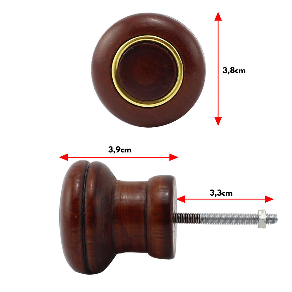 Puxador Botão Madeira: Onde Comprar | BuscaProdutos