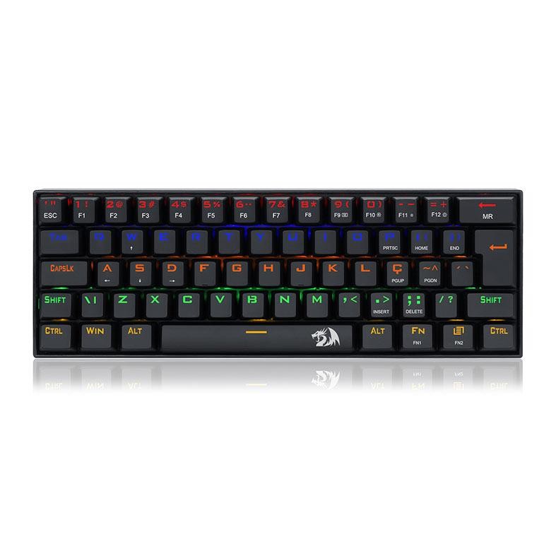 Teclado Mecanico Redragon Lakshmi, Rainbow, ABNT2, Switch Vermelho, K606R-PT-RED em Oferta na Shopee