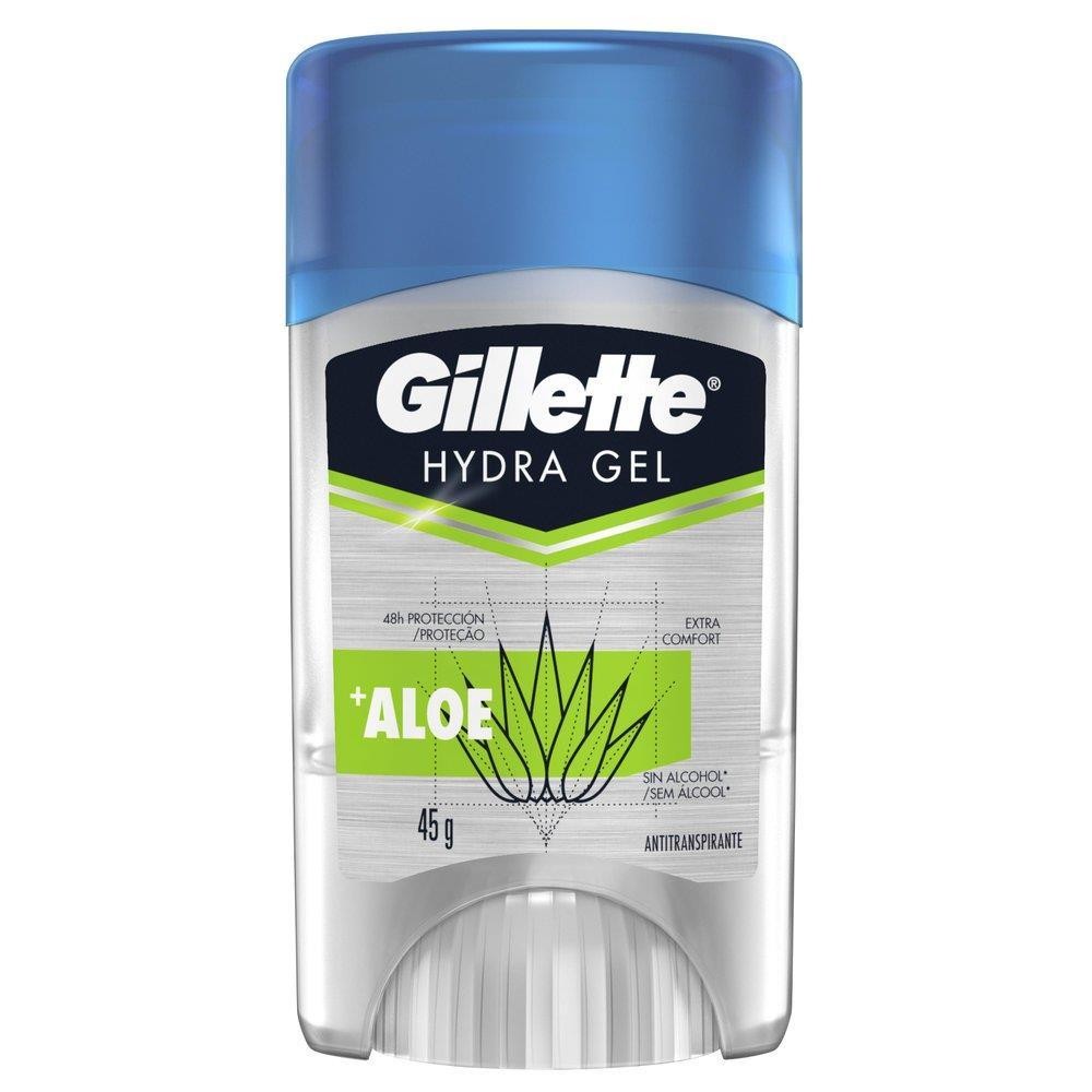 GILLETTE DESODORANTE GEL CLEAR HYDRA ALOE COM 45G em Oferta na Shopee
