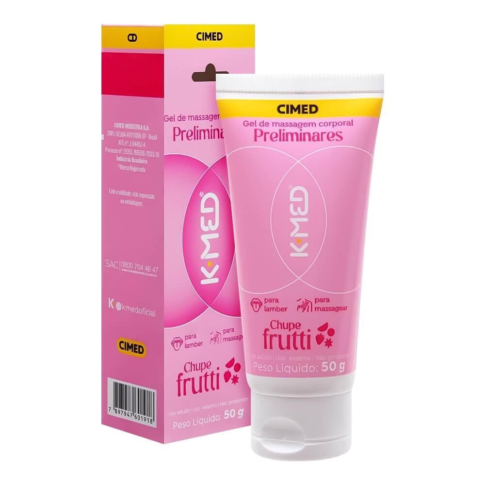 KMED GEL PRELIMINARES CHUPE FRUTTI COM 50G em Oferta na Shopee