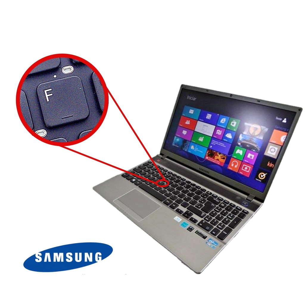 Tecla Avulsa Notebook Samsung Np550p5c Np300e5e Np270e5g Np270