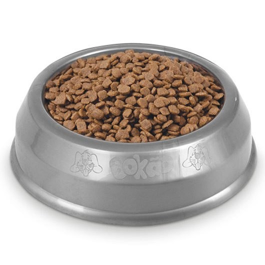 Comedouro Bebedouro Grande P/ Cães Gatos Pets - Bokão Cinza Arqplast