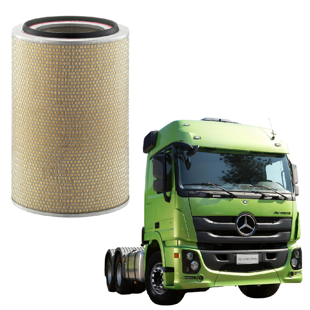 Filtro Ar Actros 2546 / 2548 / 2651 / 2655 / 4160 Motor Om 541/542 LA C331840 Mann-Filter