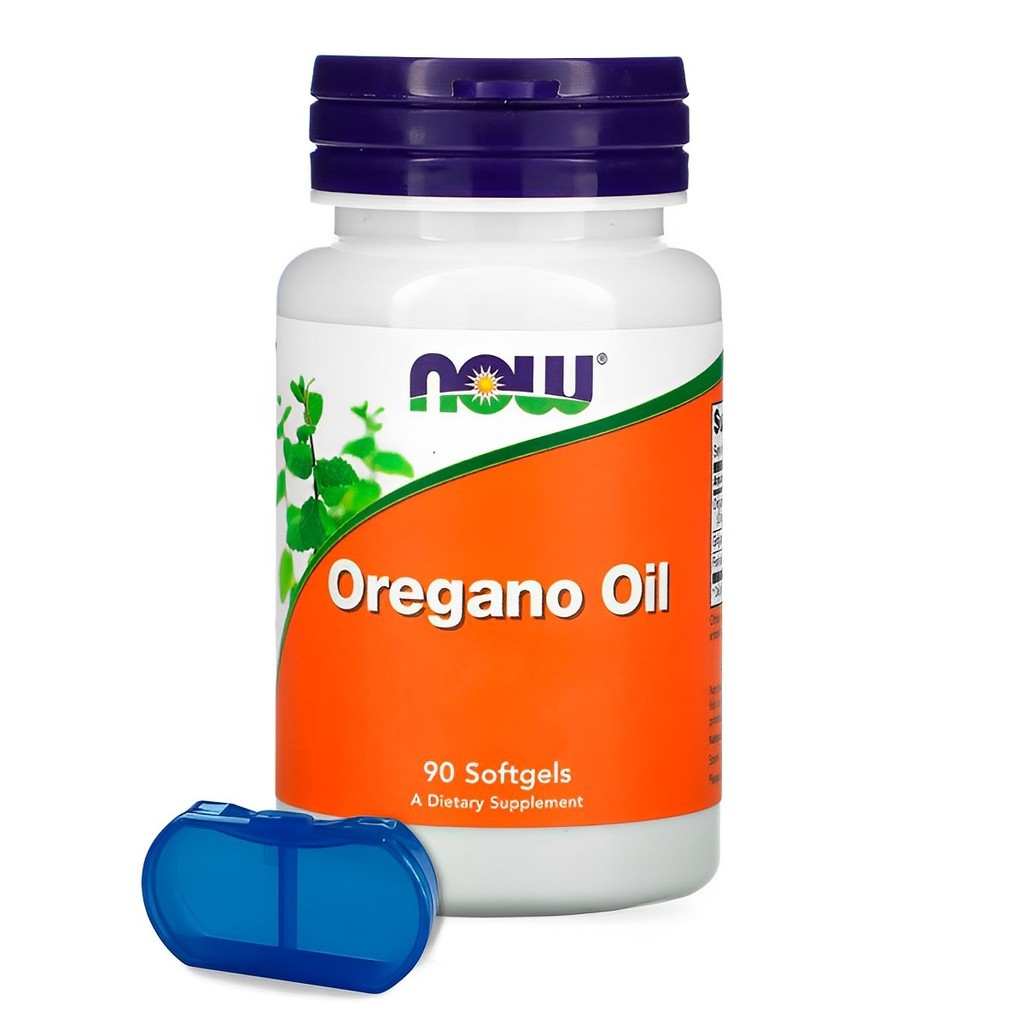 Óleo Orégano Now Foods Revestido 90 Sofgels + Porta Cápsulas em Oferta na Shopee