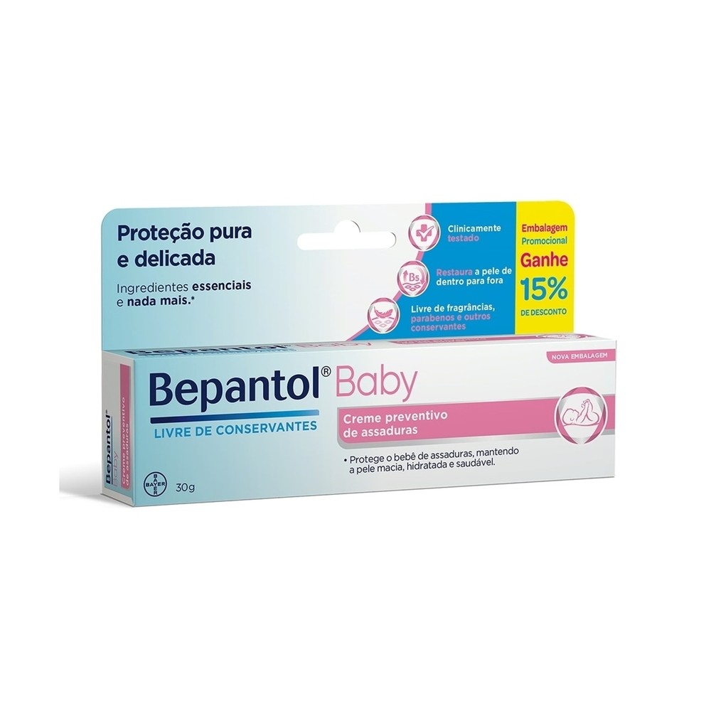 Creme Preventivo de Assaduras Bepantol Baby 30g 15% de desconto em Oferta na Shopee