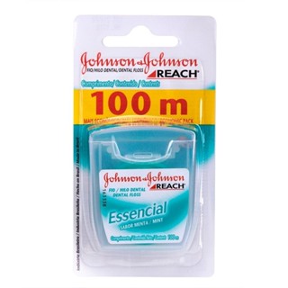 Fio Dental Johnson's Reach Essencial Menta 100m em Oferta na Shopee