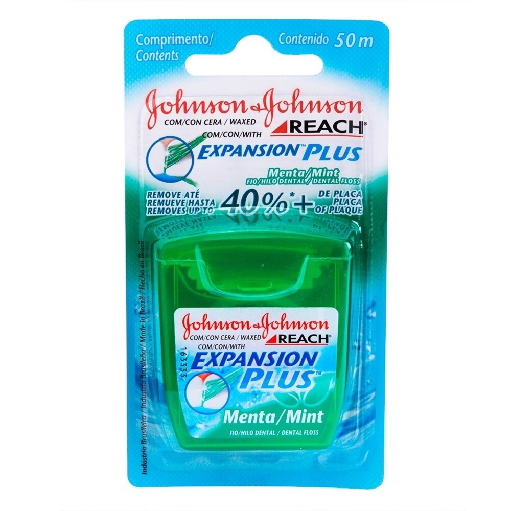 Fio Dental Johnson's Reach Expansion Plus Menta 50m - Health