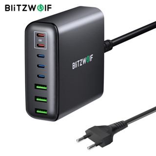 Blitzwolf ® BW-S26 250W Carregador PD USB De 8 Portas 3USB-A + 5USB-C PD3.0 QC3.0 AFC FCP PPS APPLE Estação De Carregamento Rápido De Desktop EU Plug em Oferta na Shopee