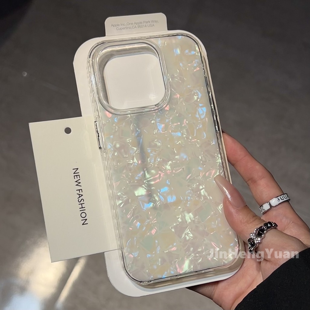 Capa Protetora Dura Para Telefone Com Padrão IMD A Laser IPhone 16 15 14 Plus 13 12 11 Pro Max Anti-Queda em Oferta na Shopee