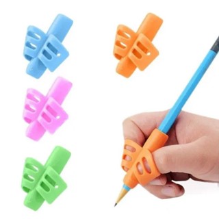 Kit 1/3/10 Adaptador Correção Escrita Precisa Pega Lapis Autistas Apoio Escrever Azul Verde Laranja em Oferta na Shopee