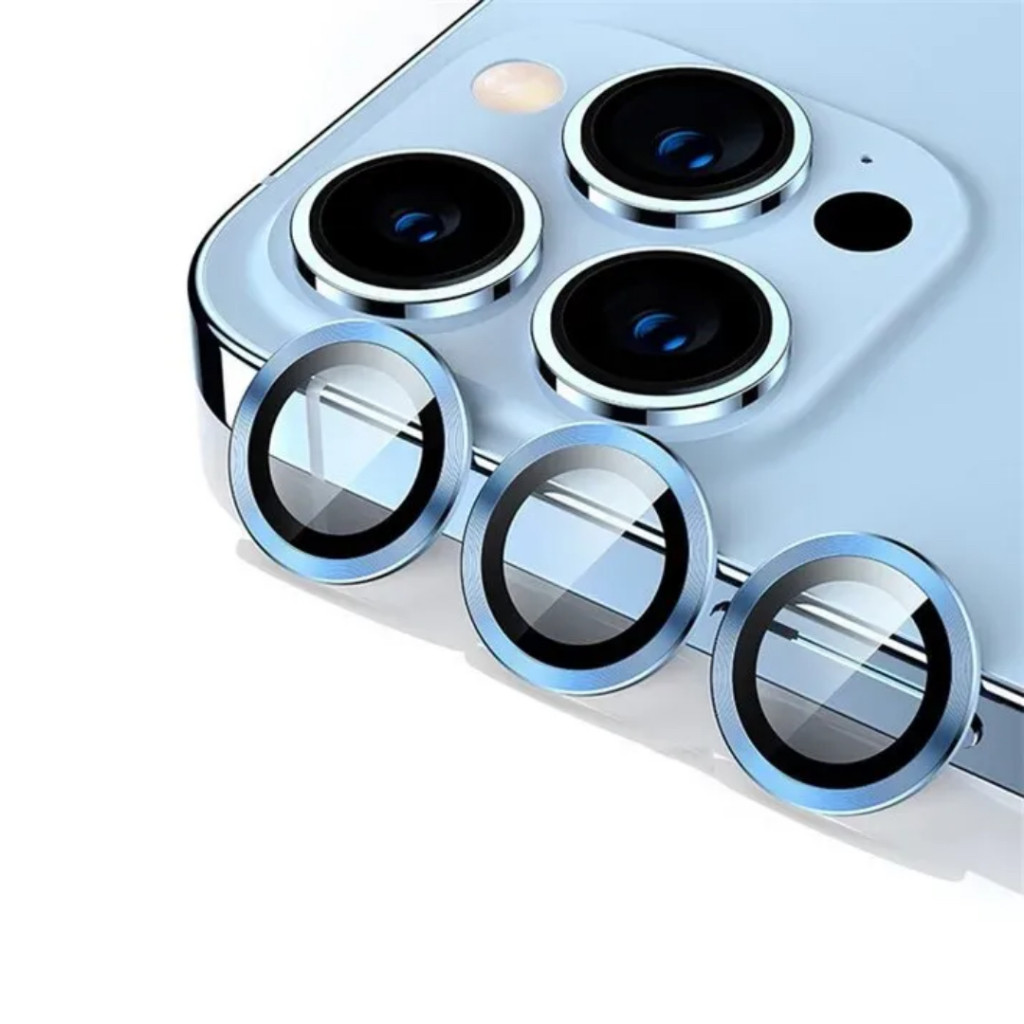 KIT Peliculas Da Câmera iPhone 11/12 mini/11 pro/11 pro max/12/12 proProtetor De Lente Anel de Vidro Temperado