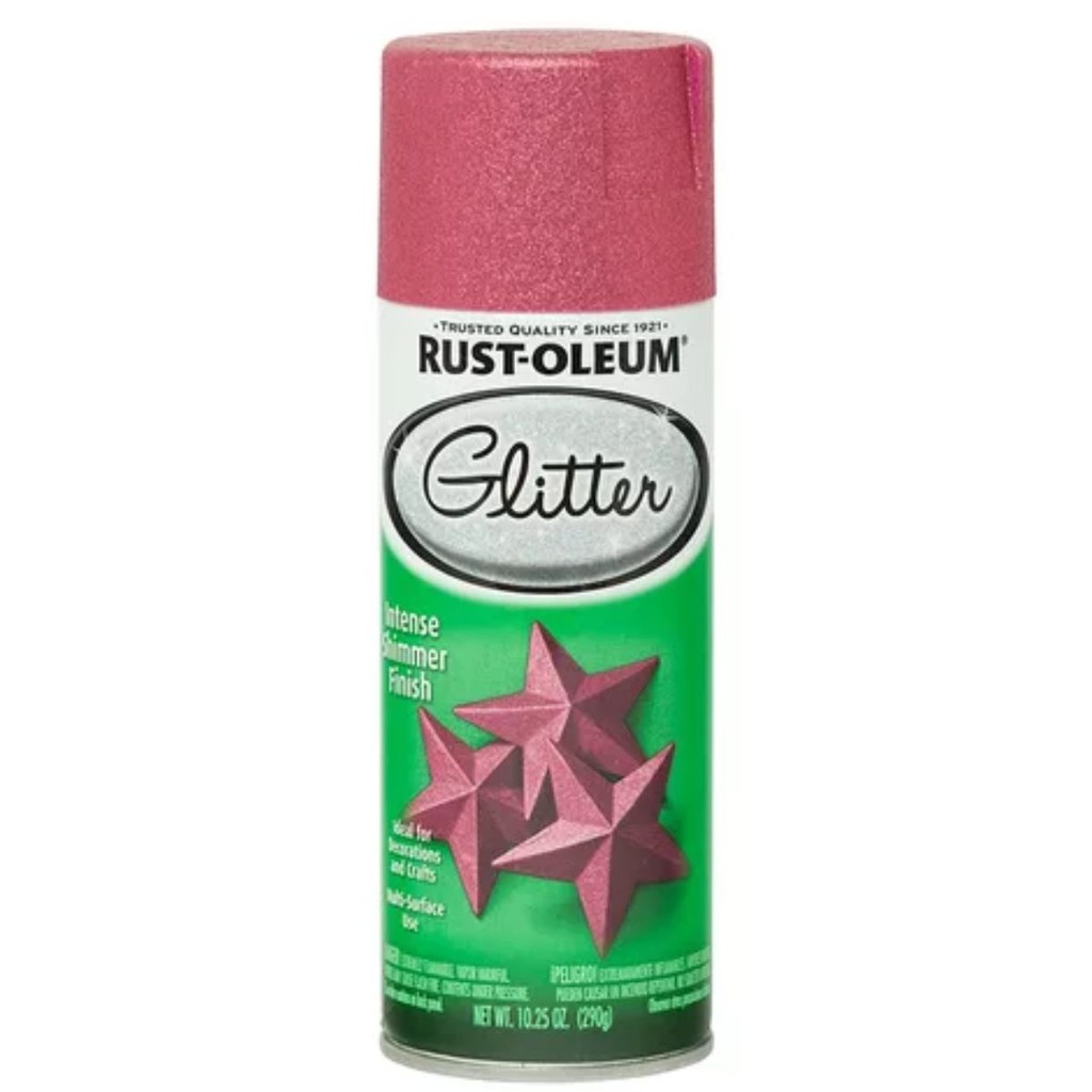 Spray Glitter Rust Oleum Glitter Rosa