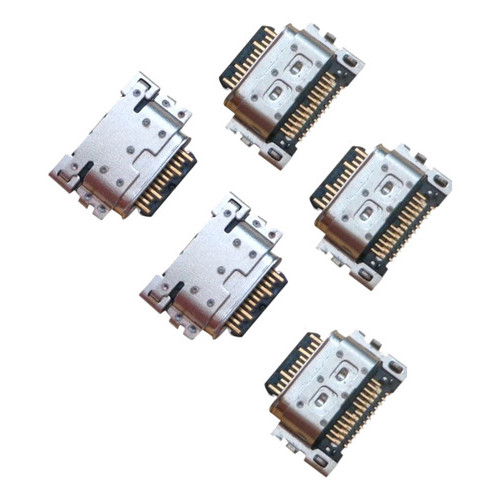 Kit 5 Conector De Carga Para Moto G100 One Hyper Moto X4