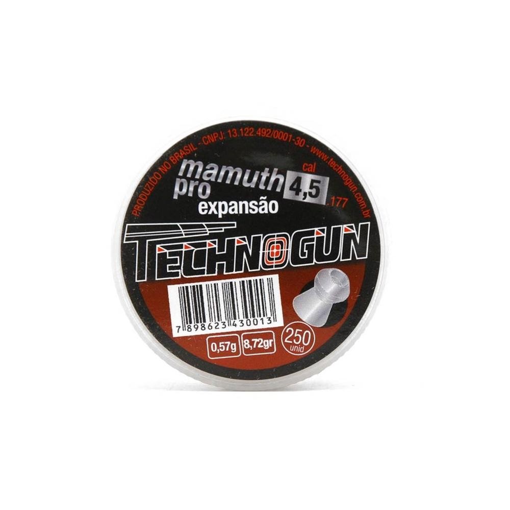 Chumbinho Mamuth Pró - Cal 4,5 Mm - Pote Com 250 Pcs - em Oferta na Shopee