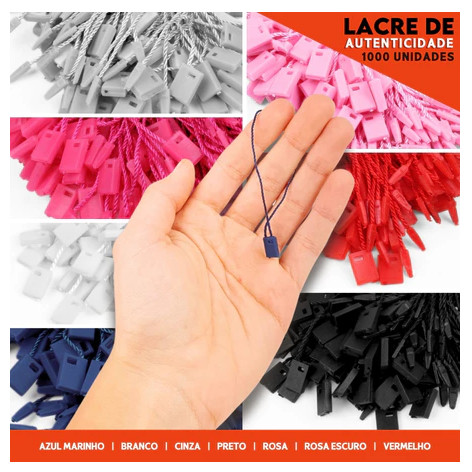 Lacre De Autenticidade/Tag Etiqueta 1000 Unidades em Oferta na Shopee