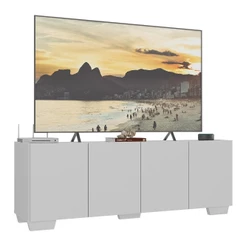 Rack para TV até 50 Polegadas com 4 Portas Multimóveis MP1072