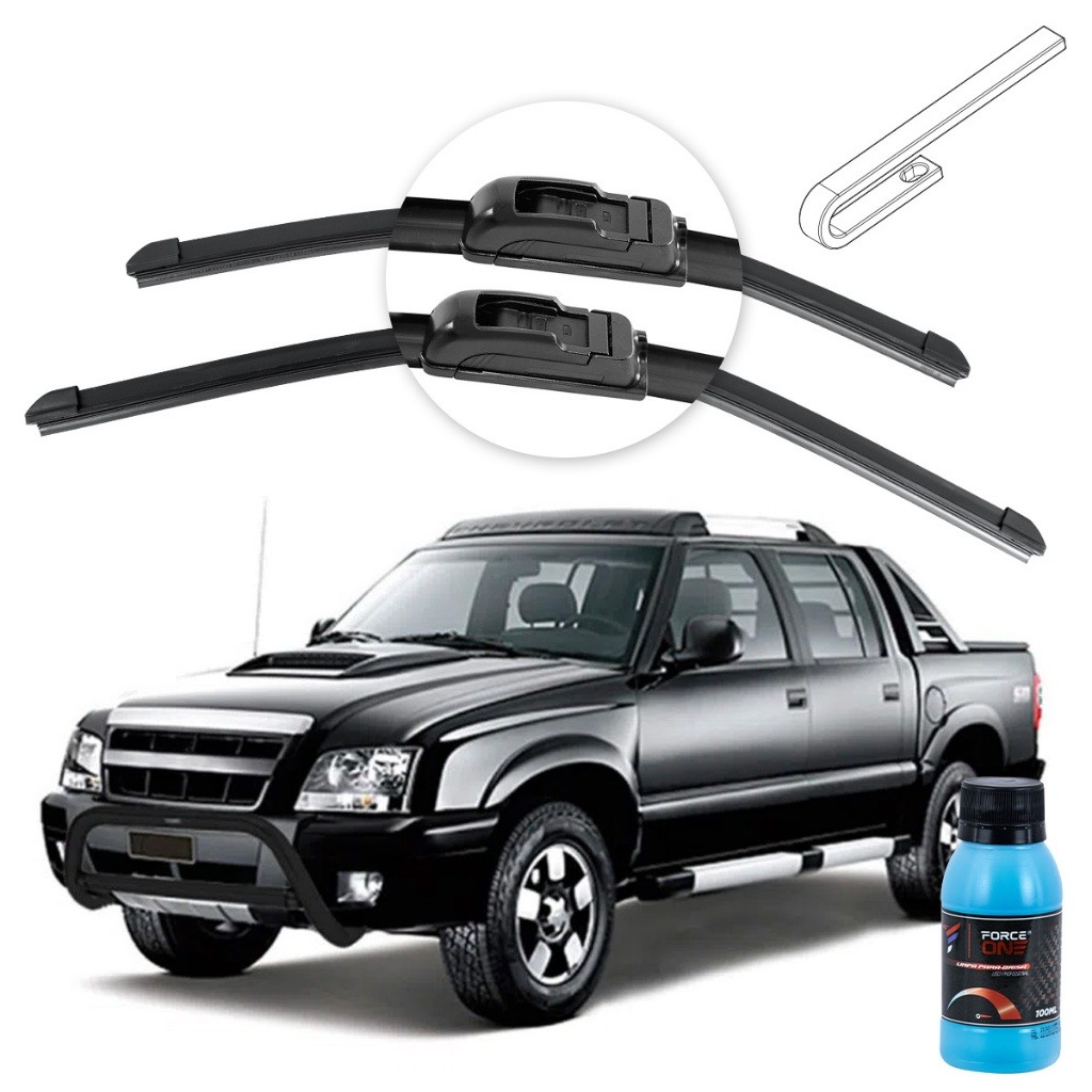 Palheta Limpador de Parabrisa Chevrolet S10 ano 95 a 12 Universal