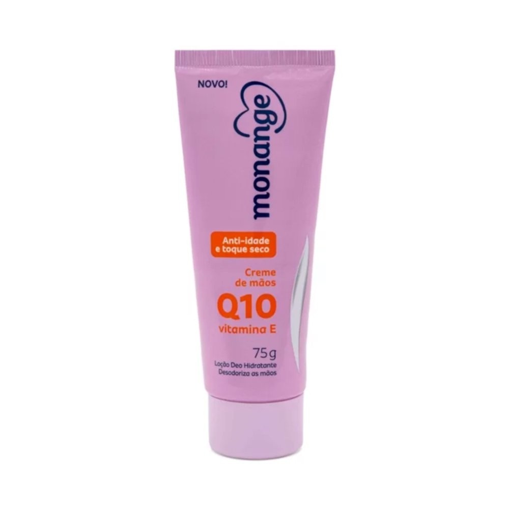 Creme Hidratante Monange Para Maos Anti- Idade Q10 Vitamina E Com 75Gr