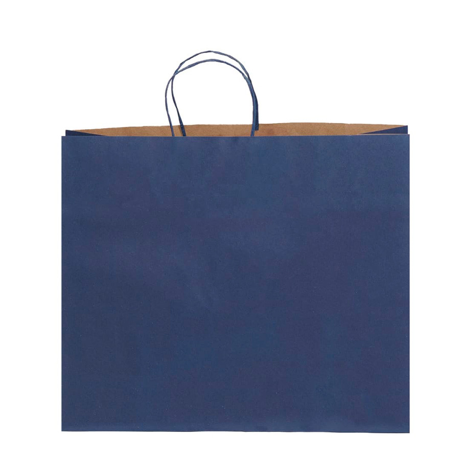 Sacola de Papel - 39,5x13,5x33cm - Azul - Ref.2699 - 10 unidades - WMA - Rizzo - Stationery