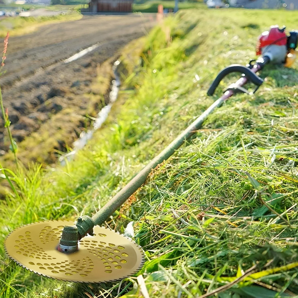 Lâmina Serra 60 Dentes Widea Em Aço Para Roçadeiras Dourada Até 5.000 RPM
